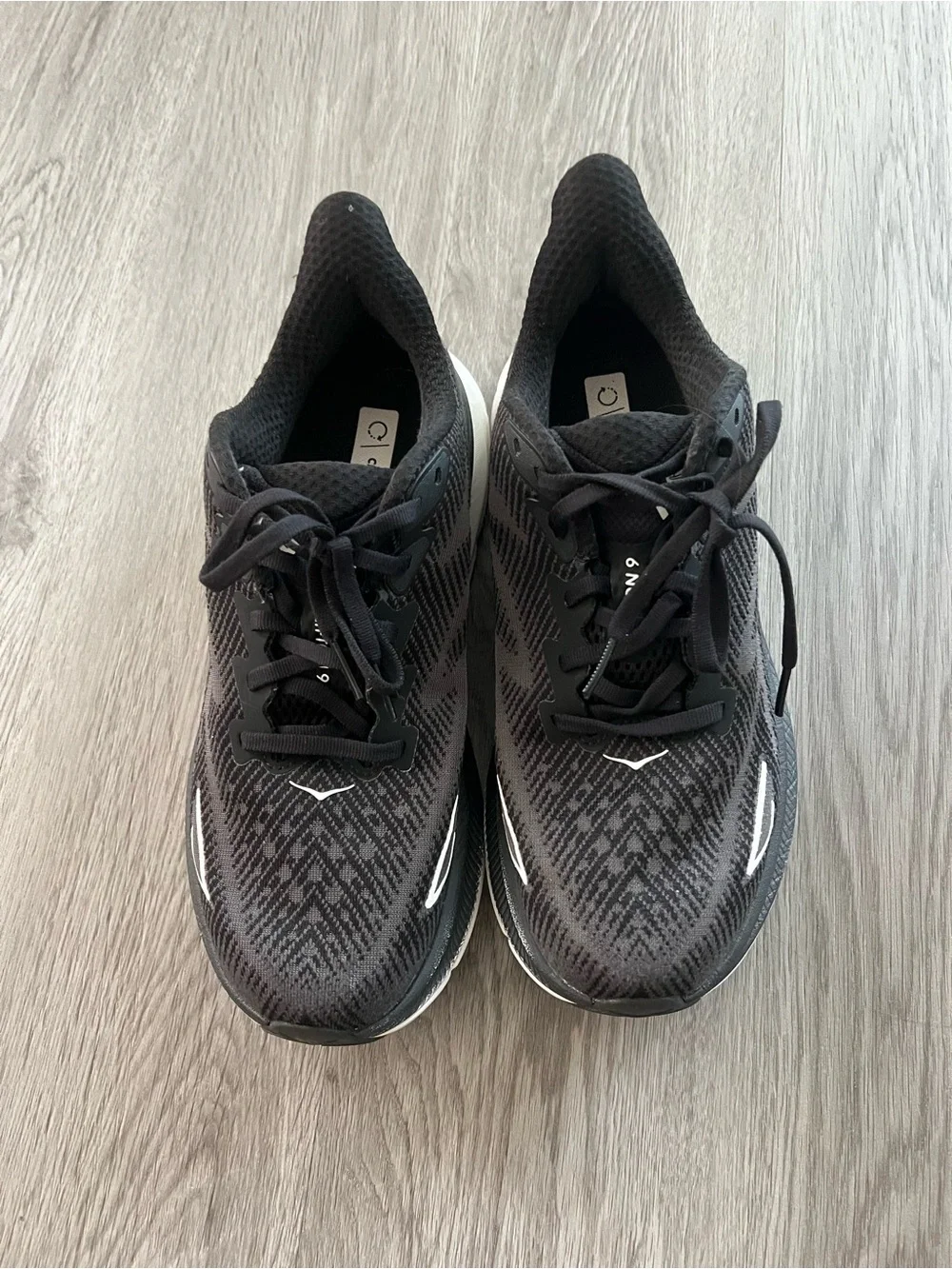 Hoka Black Athletic Running Shoes